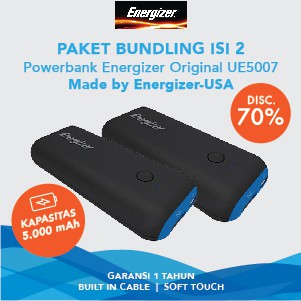 PROMO BUNDLING ISI 2 ENERGIZER UE5007