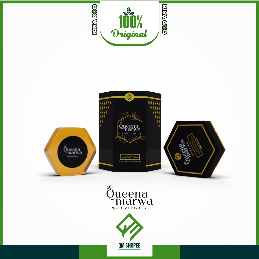 Queena Marwa SOAP SABUN PENCERAH WAJAH 80 G