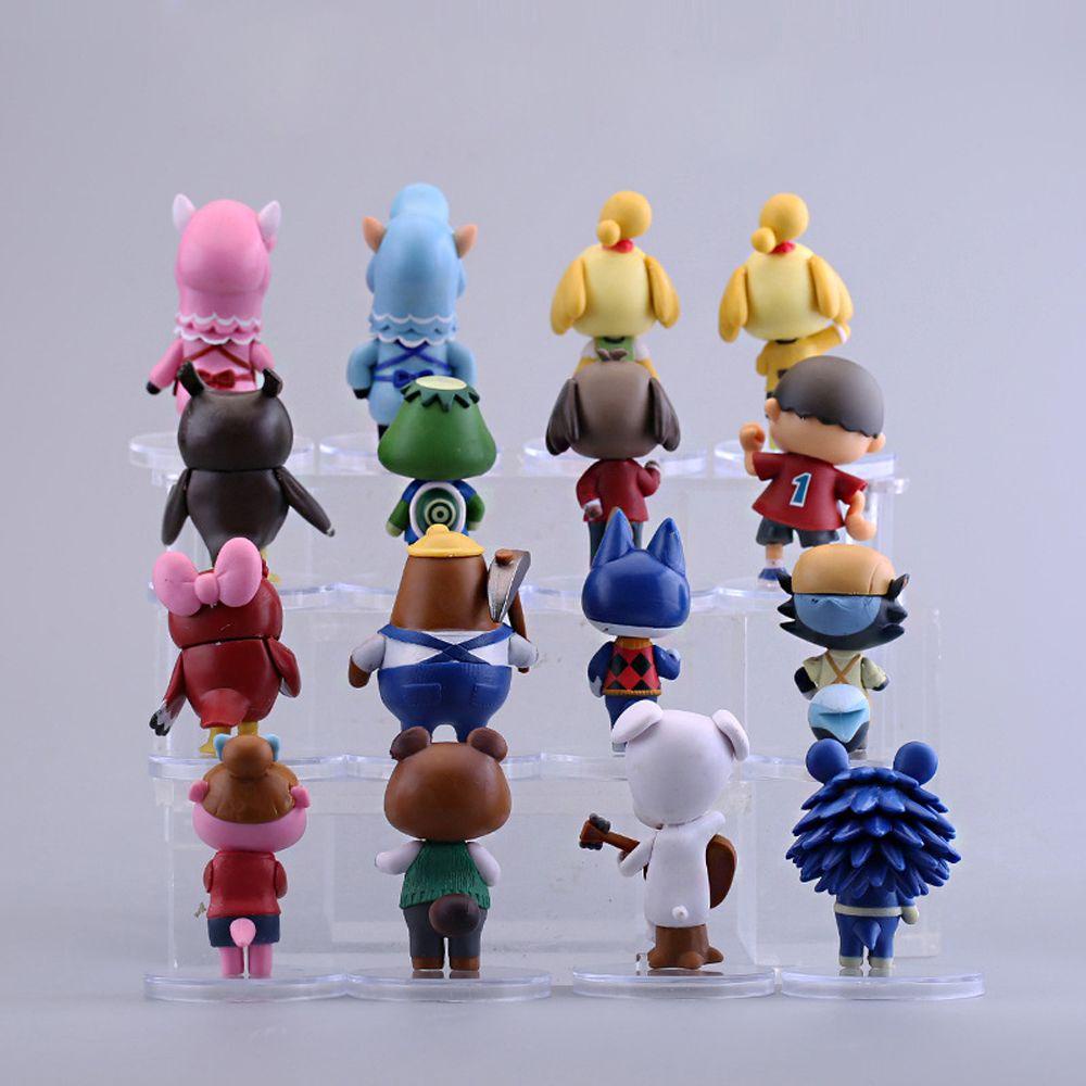 Needway   Animal Crossing Action Figure Super Saiyan PVC Mainan Anak Dekorasi Desktop Kartun Anak Hadiah Angka Anime