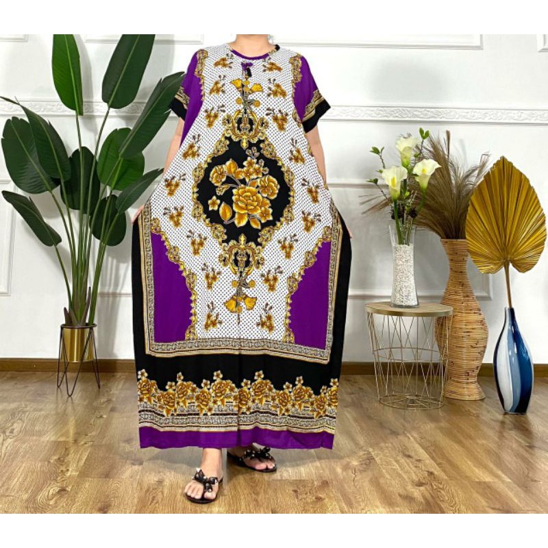DASTER LONGDRESH KENCANA UNGU / DASTER BATIK KENCANA UNGU / DASTER LOWO KENCANA UNGU / DASTER JUMBO