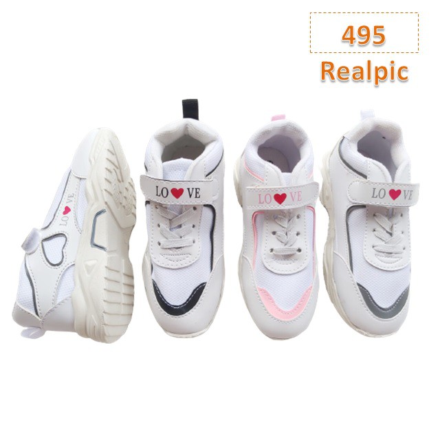 Sepatu Anak Sneakers My Love Fashion Korea Cewek Cowok (495)