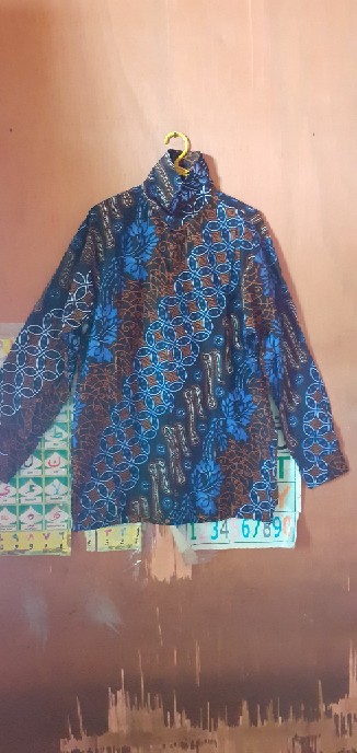 New Arrival Distro Batik Pria Bordir Sogan Hrb026 Batikaf Notoarto Batik Ipnu-ippnu Batikalf