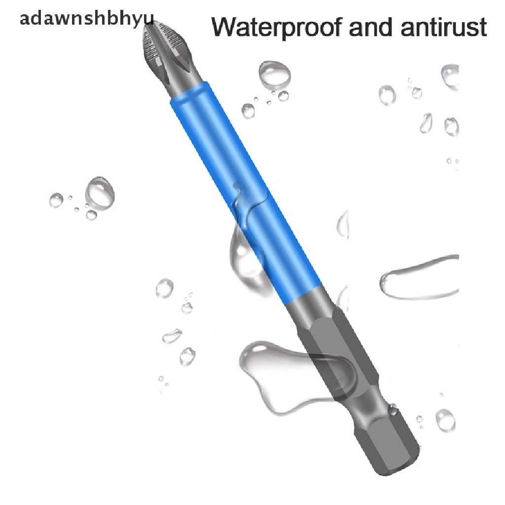 Adawnshbhyu 1pcs1/4" 6.35mm Mata Obeng Kepala Magnetik Baja Alloy