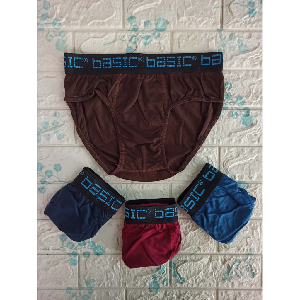 Celana Dalam Pria Dewasa Sexy Basic Celana Dalem Proa CD Sempak Bahan Katun Nyaman Dipakai