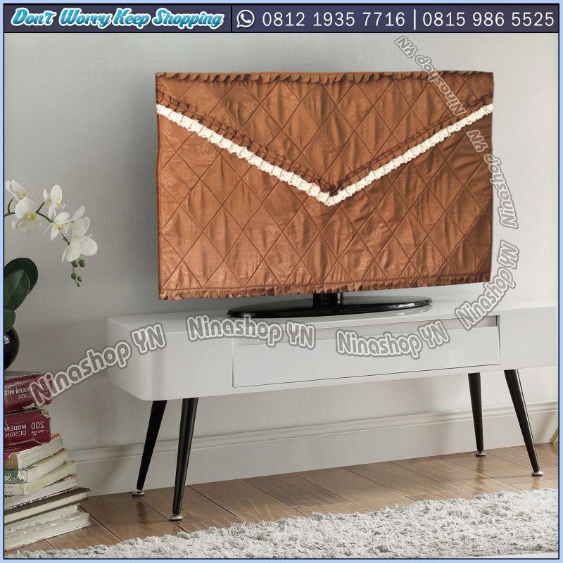 COVER TV LCD/LED/CURVE RENDA CANTIK/MODEL AMPLOP