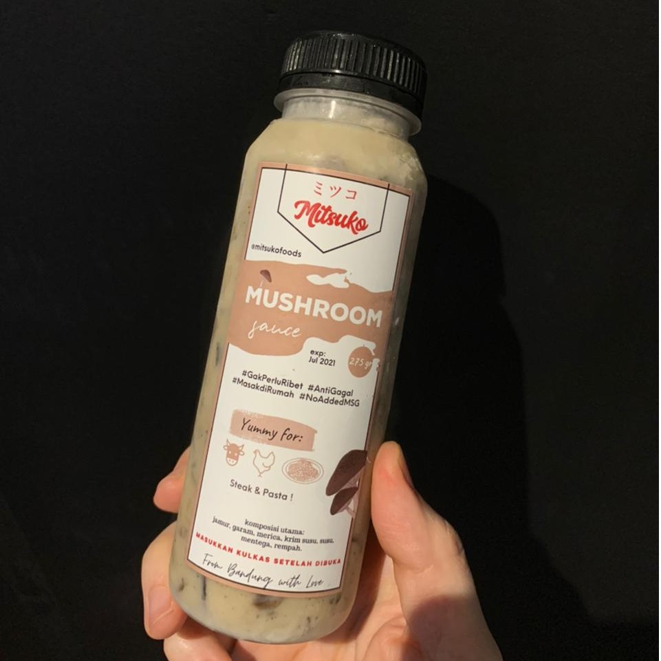 

MUSHROOM Sauce 275 gram 2-3 porsi - saus jamur pasta steak halal