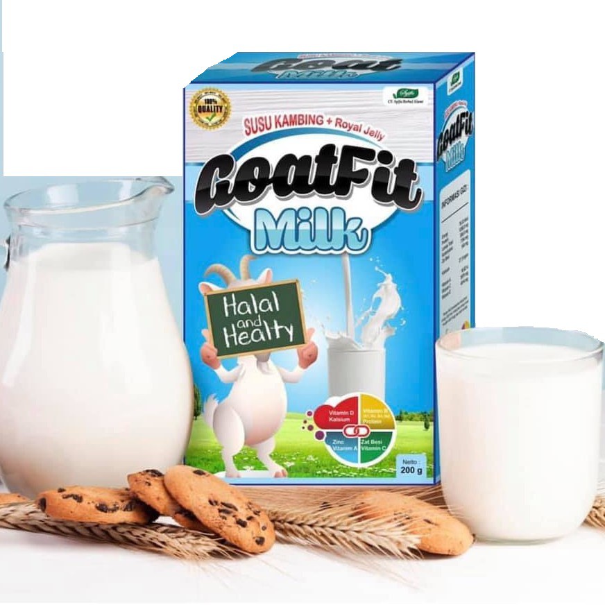 

Susu Kambing Etawa GoatFit Milk Rasa Original Tidak bau Kambing. Memperkuat Tulang