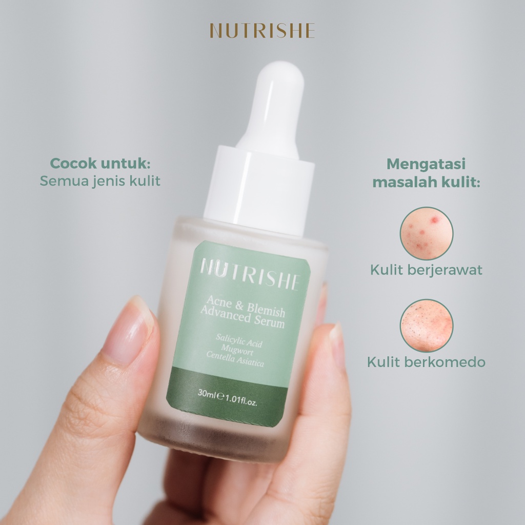 ★ BB ★ Nutrishe Acne &amp; Blemish Advanced Serum 30ml - Serum Wajah
