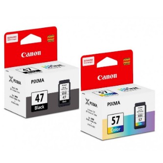 Canon Ink Cartridge / Tinta Katrik PG47 / PG 47 / Hitam / CL57 / CL 57 / Warna