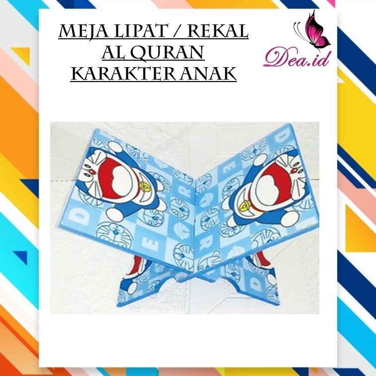 [DEASHOP] MEJA LIPAT / REKAL AL QURAN / DUDUKAN NGAJI ANAK MOTIF KARAKTER