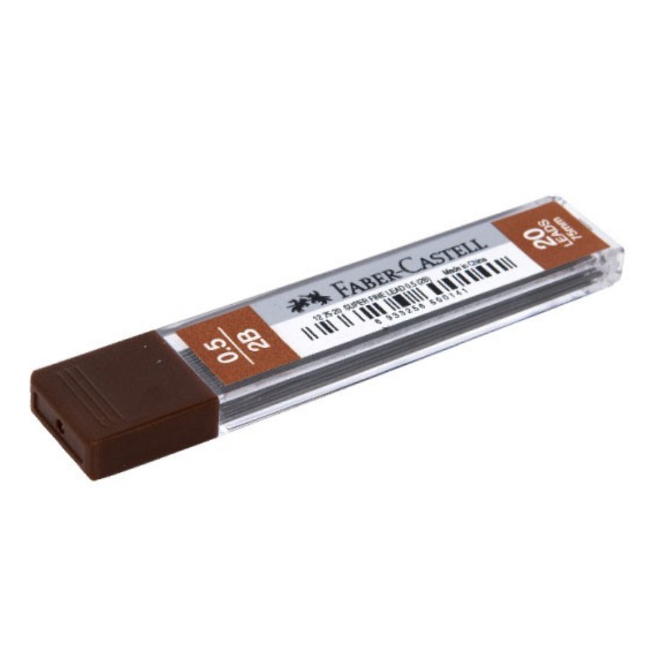 

ISI PENSIL FABER CASTELL 0,5mm 2B PENCIL LEAD MECHANICAL PENSIL CETEK MEKANIK LUSIN ECER GROSIR