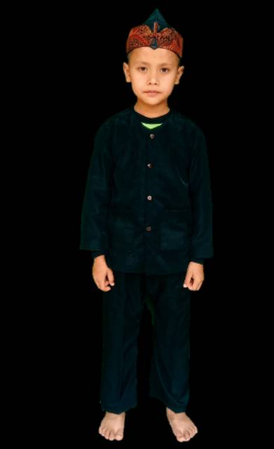 Stelan baju celana pangsi anak
