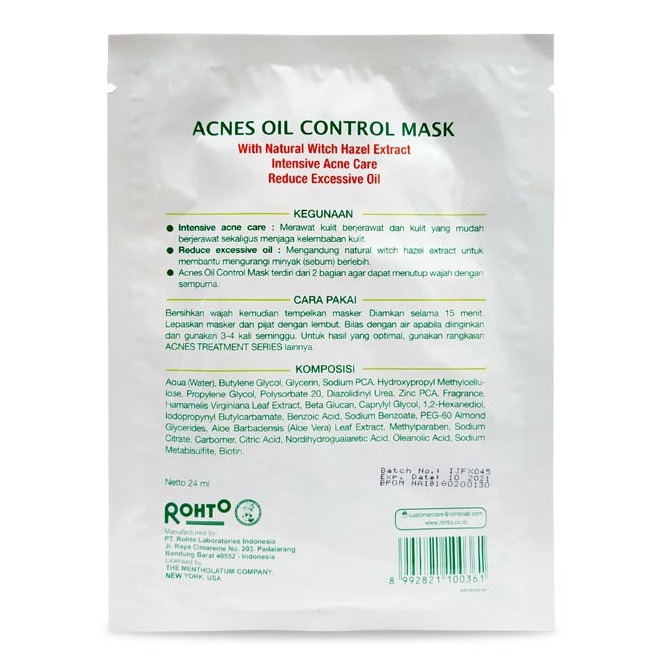 ACNES Oil Control Mask 24ml