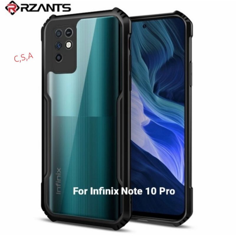 Case Infinix Note 10 Pro RZANTS Hybrid Clear Cover