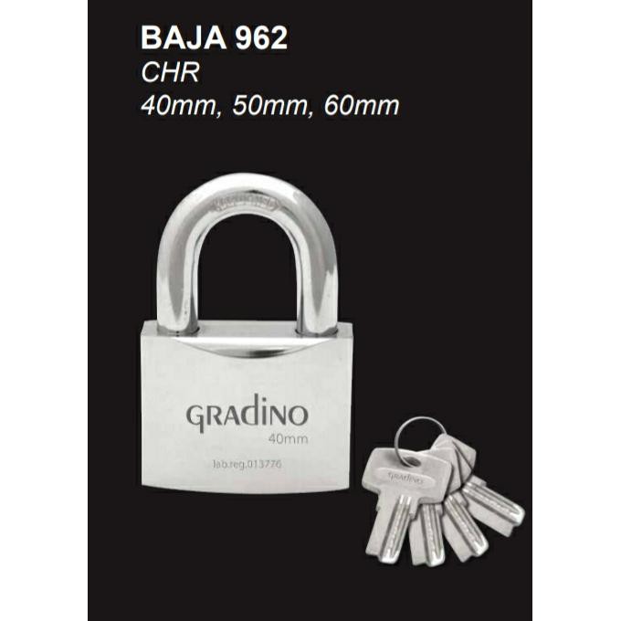 GRADINO - GEMBOK PAGAR/GEMBOK RUMAH GRADINO BAJA 962 CHR