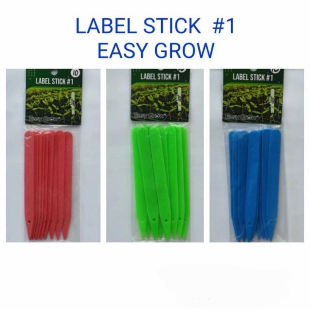 LABEL TANAMAN  STICK #1 EASY GROW Label Nama Tanaman Label Stick Tanaman Waterproof  Label Nama Taha