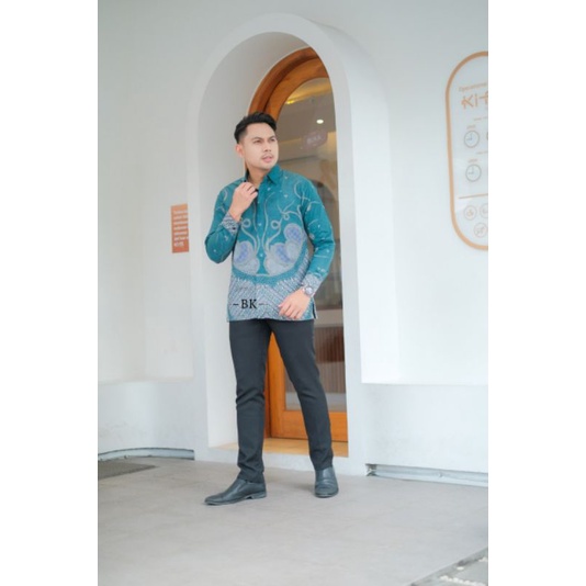 KEMEJA BATIK PRIA MODERN PARANG || ATASAN KERJA || M-L-XL-XXL-3L