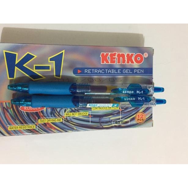 

♞ Pulpen Gel K1 Kenko - Biru ♠