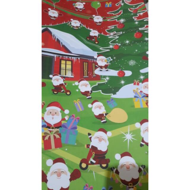 

KERTAS KADO JUMBO (NATAL) ISI 5PCS