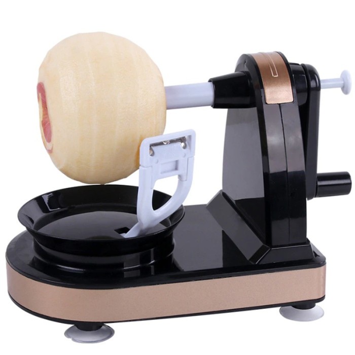 Pengupas Spiral Kulit Buah Apel Kentang Slice Cutter Peel Apple Potato