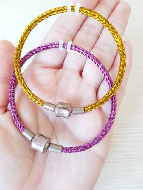 Gelang kawat / gelang charm / gelang inisial / gelang tali /gelang magnet import/gelang fashion