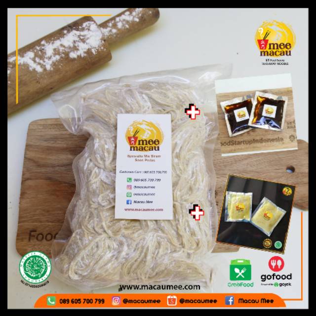 PAKET 11 PORSI MIE GORENG | Mie Basah 11 + Bumbu Goreng 11 + Bacem Bawang Putih 11