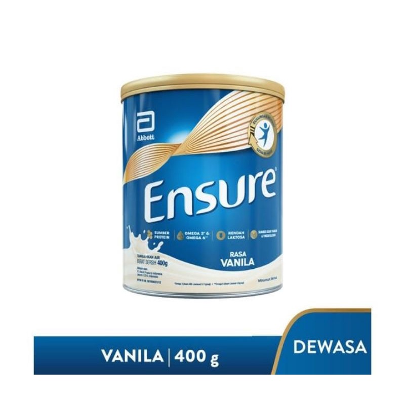 

Ensure Susu Bubuk Nutrisi Dewasa Vanila 400 g