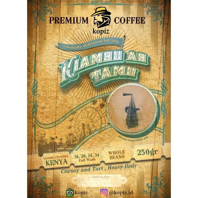 

Kopi Kenya Kiambu AB Tamu 250 gram