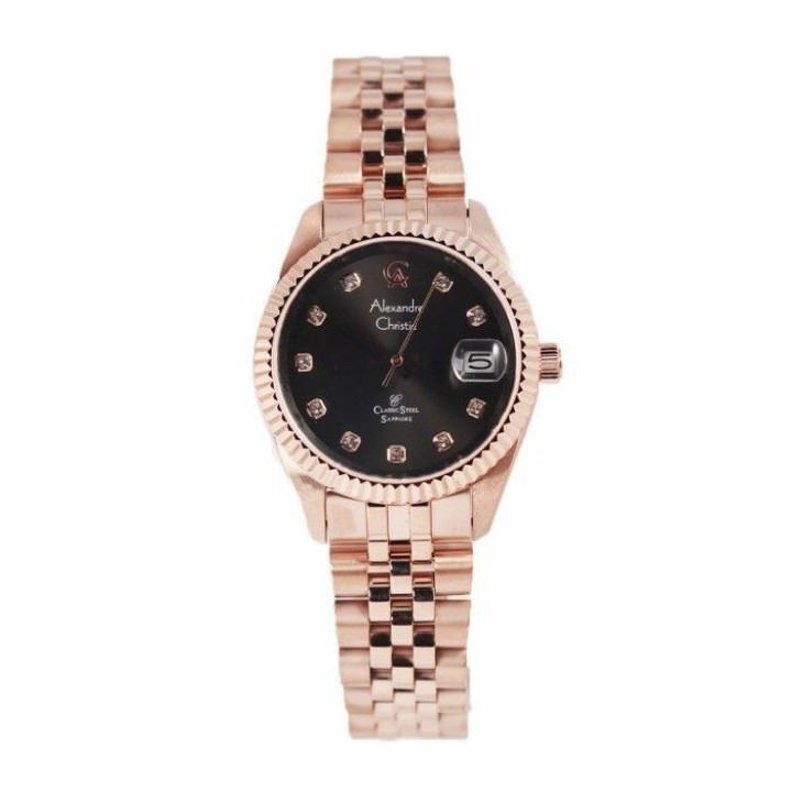 ORIGINAL Jam Tangan Wanita Alexandre Chritie AC 5013 / 5014 / 5016 Rantai Garansi 1 Tahun