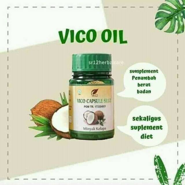 Vico oil kapsul/minyakkelapa kapsul sr12