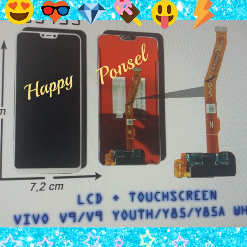 LCD TOUCHSCREEN VIVO V9 ORIGINAL