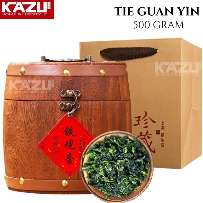 

[COD] CHINESE TEA TIE GUAN YIN 500GR DRUM KAYU TEH CHINA PREMIUM [COD]