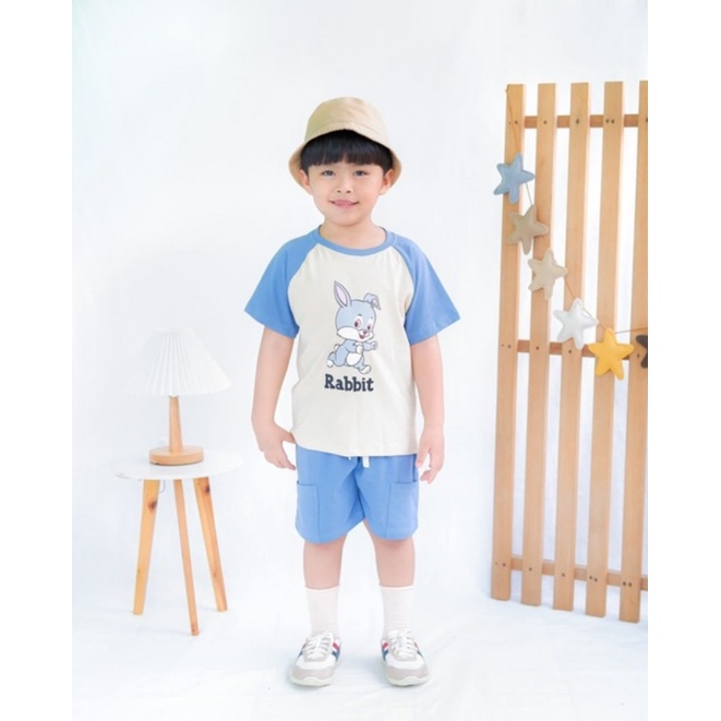 Smilee Barney Set 1-5 Tahun Setelan Anak Unisex S23