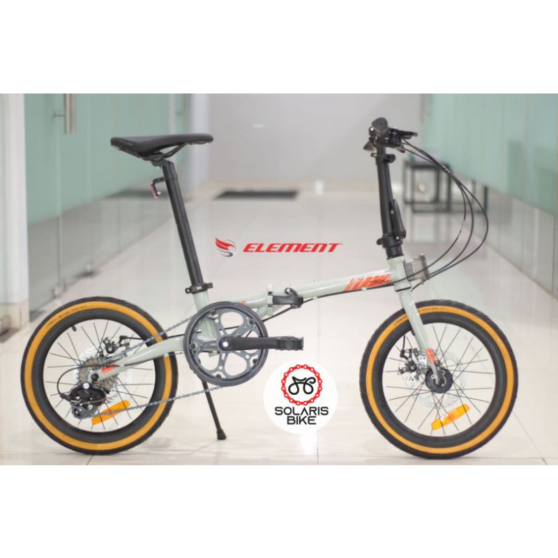 Sepeda Lipat Element Police Troy 8SP 16inch Foldx 8SP 20Inch