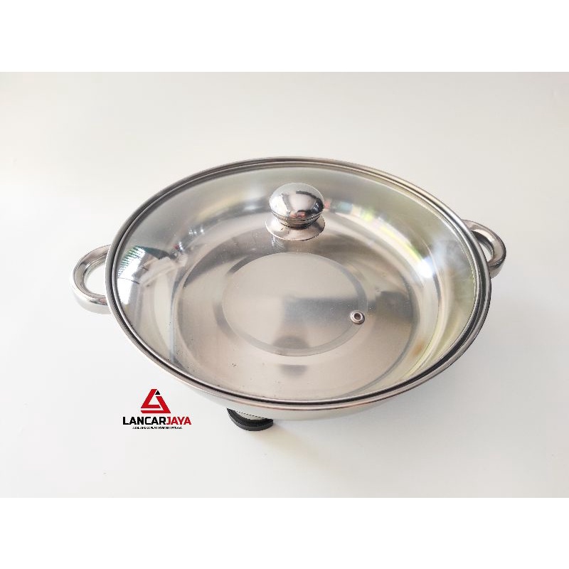 Tempat Prasmanan Bulat Tutup Kaca