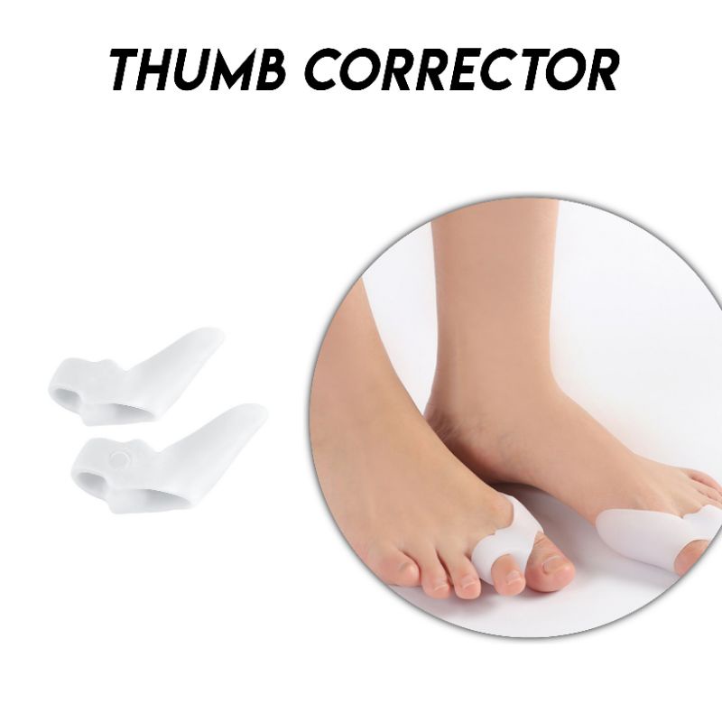 Thumb Corrector / Bunion Korektor / Pelurus Jempol Kaki Korektor Bunion Hallux Valgus / Alat Kotekto
