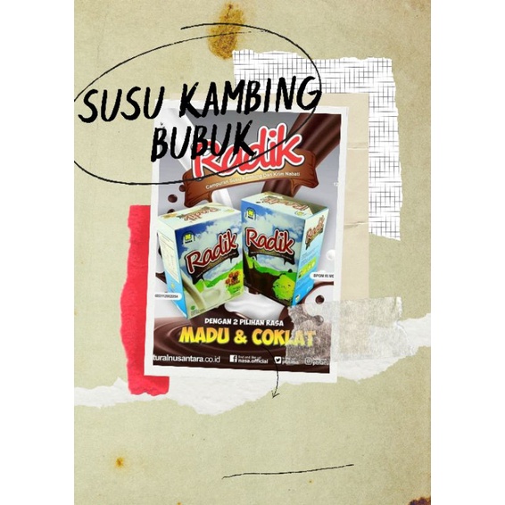 

Radik Susu Kambing Etawa