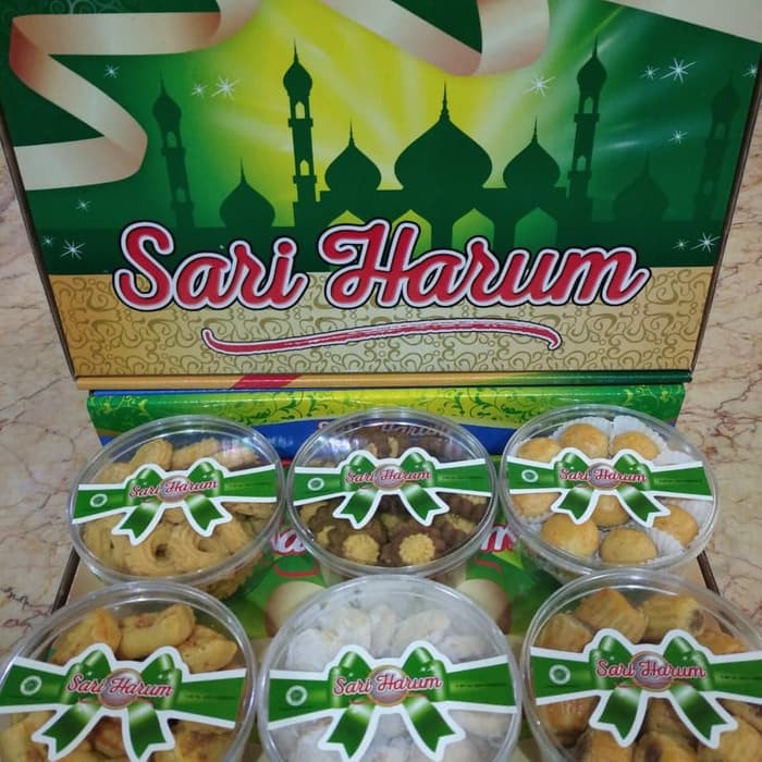 

Paket kue kering lebaran "Sari Harum Round