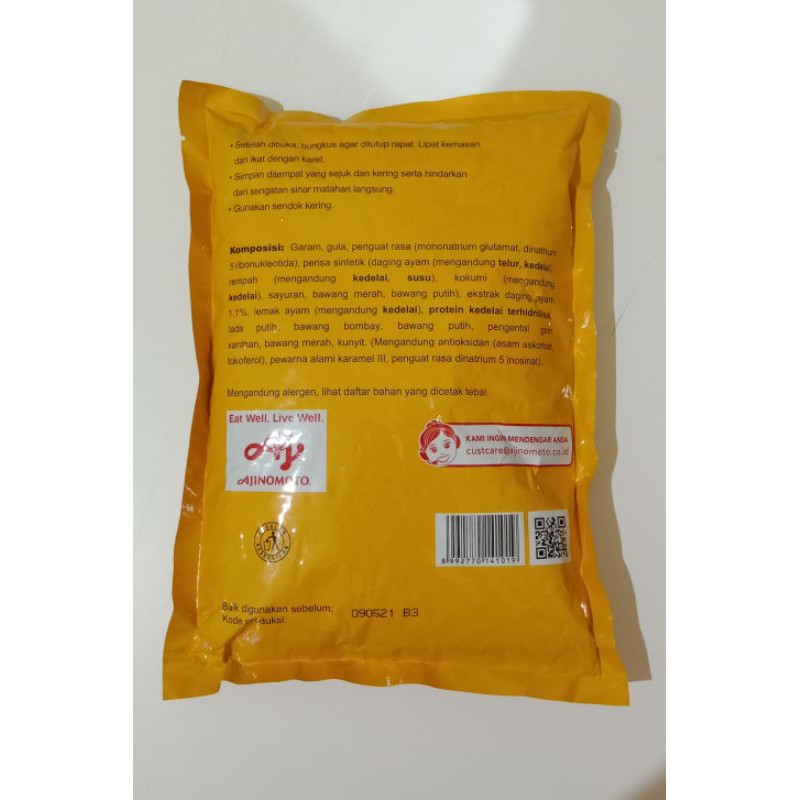 

Dashi plus Ayam Ajinomoto / Dashiplus Ayam / Bumbu Penyedap Rasa Ayam 1 kg