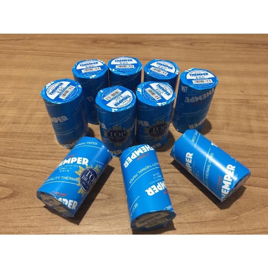 

Kertas Thermal / Thermal Paper Roll Themper E-PRINT EDC Coreless