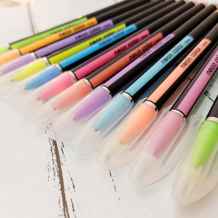

Dijual Pastel Pen Neon Color 12 Warna Limited