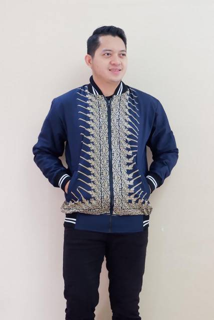 Jaket batik lapis furing  ori solo sragenan super jumbo xxxl xxxxl( Ld &gt;135cm )