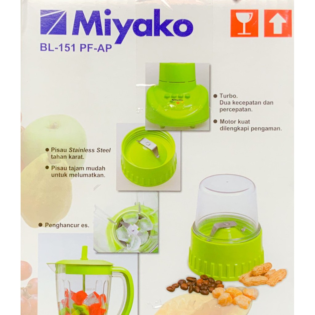 Blender Miyako BL 151 PF AP 2in1 1,5 liter Plastik