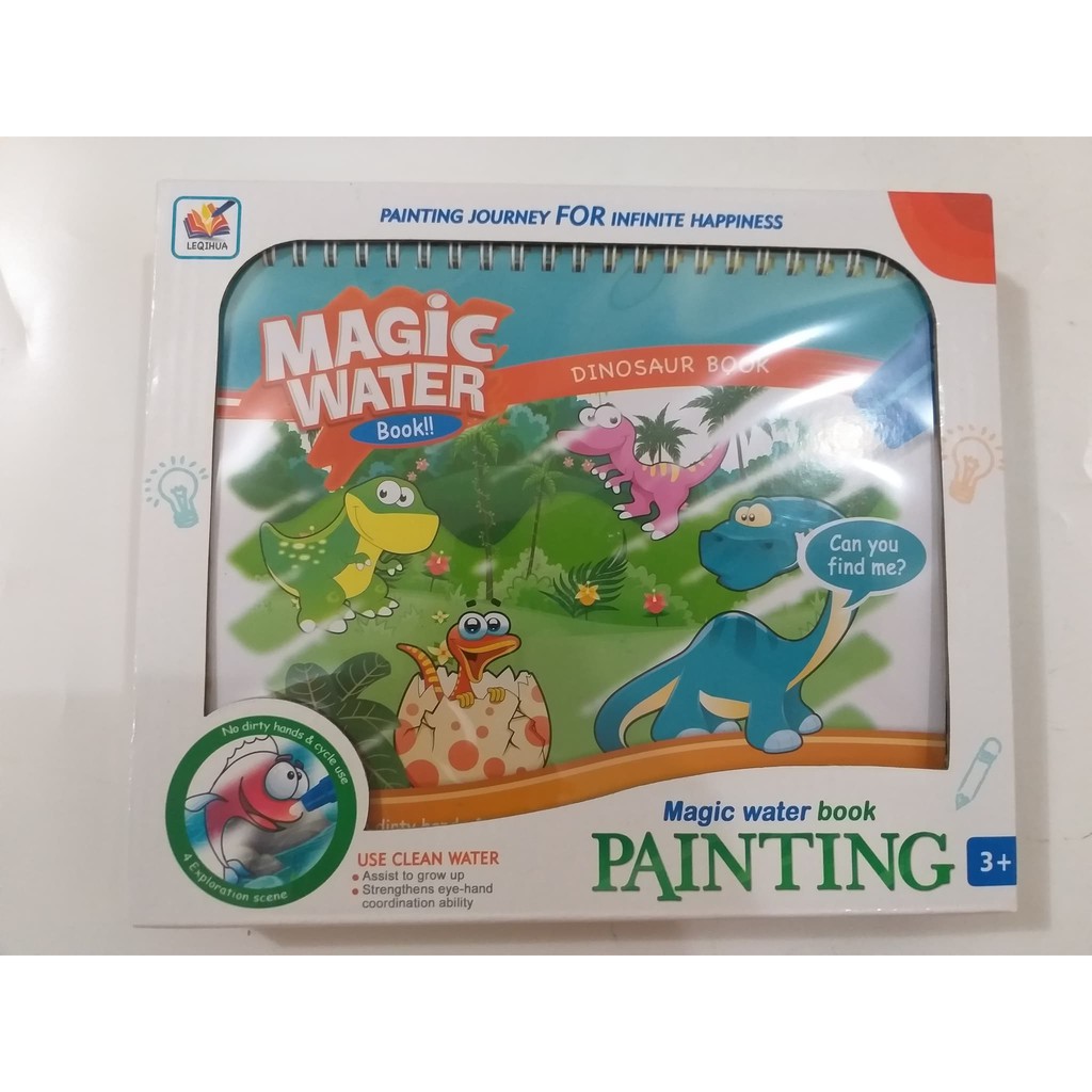 

New Item! MAGIC WATER DRAWING BOOK EARLY LEARNING KARAKTER COWOK BUKA MEWARNAI Baru!