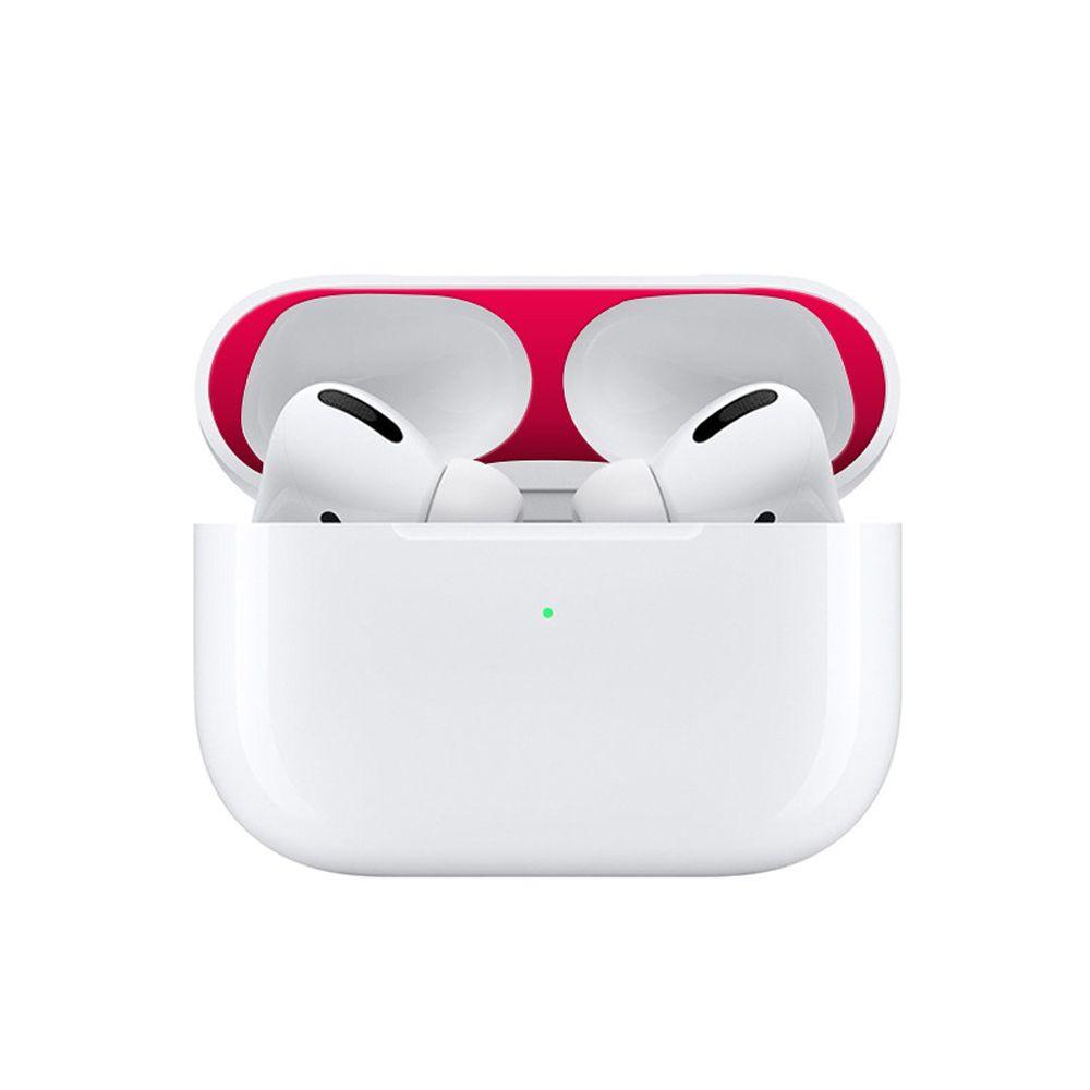 TOP Untuk AirPods Airpod Pro Ultra Tipis Pelindung Kulit Electroplate Metal Film Sticker