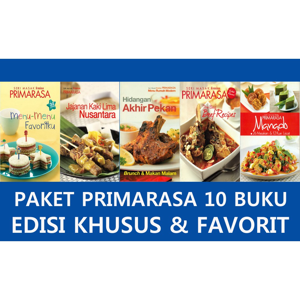 PAKET SUPER HEMAT  PRIMARASA 10 BUKU EDISI KHUSUS & FAVORIT
