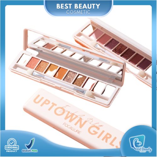 ★ BB ★ FOCALLURE 10 Warna Glitter Eyeshadow Palette - Kosmetik Mata - FA158 | FA 158