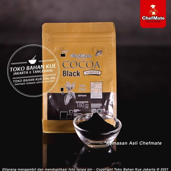 

Chefmate BLACK Cocoa Powder 150gr Cokelat Bubuk Hitam Purecocoa Coklat TERLARIS TERPERCAYA ORIGINAL