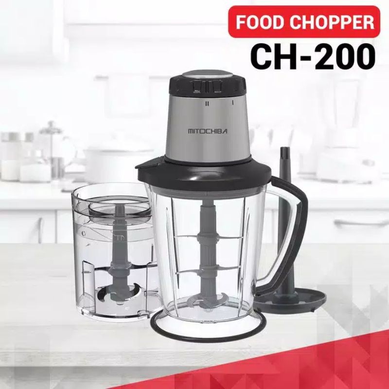 Chopper Mitochiba CH 200 - Food Chopper Mito Pencacah Makanan - Blender Daging Bumbu