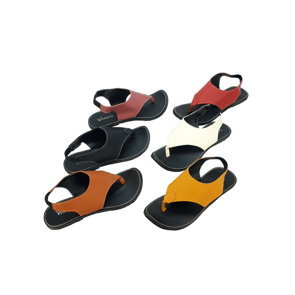 Sandal Papirut Tali Velonesia Bisa COD Sandal Wanita Papirut Talincang Jepit EDTJ001 - Frida-1